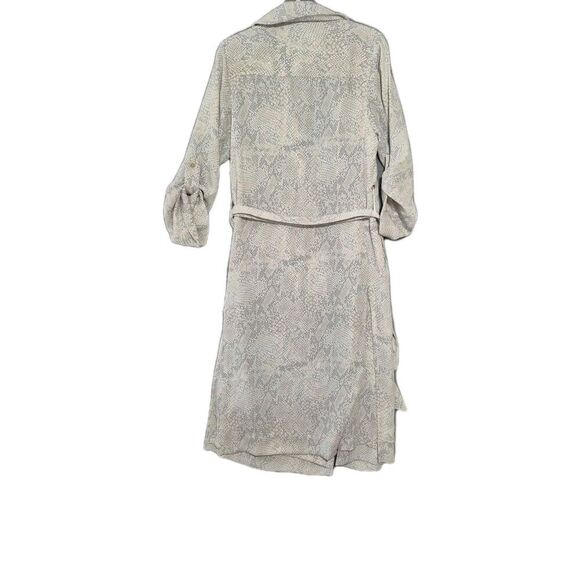 Babaton Women's Snake Animal Print Longline Cardigan Tie Waist Small - Picture 3 of 9